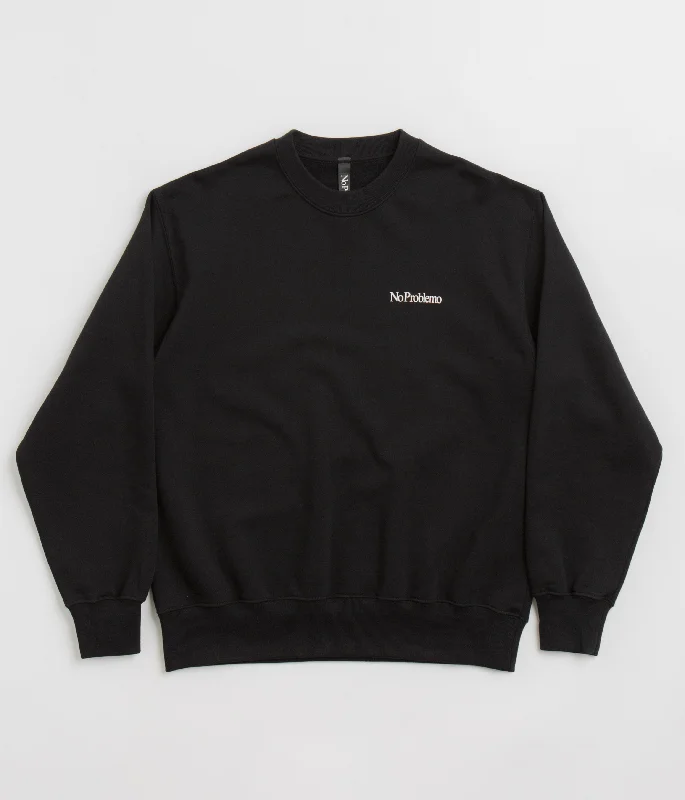 No Problemo Mini Problemo Crewneck Sweatshirt - Black