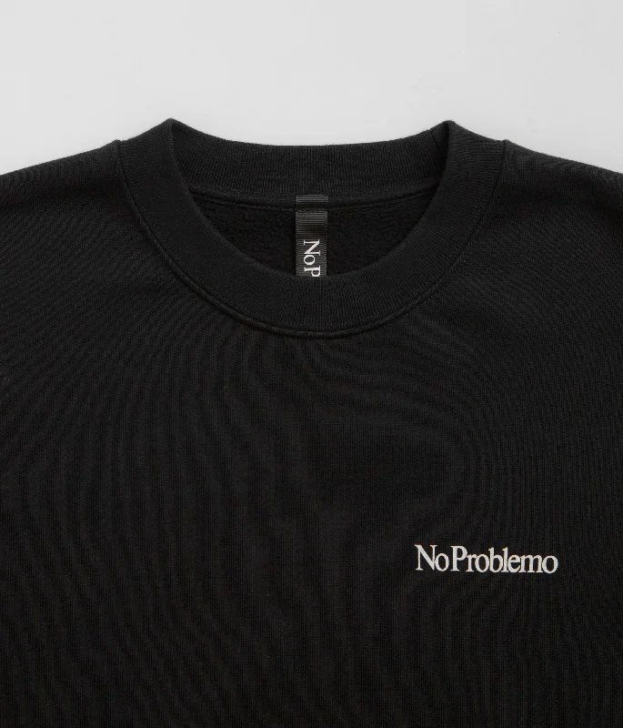 No Problemo Mini Problemo Crewneck Sweatshirt - Black