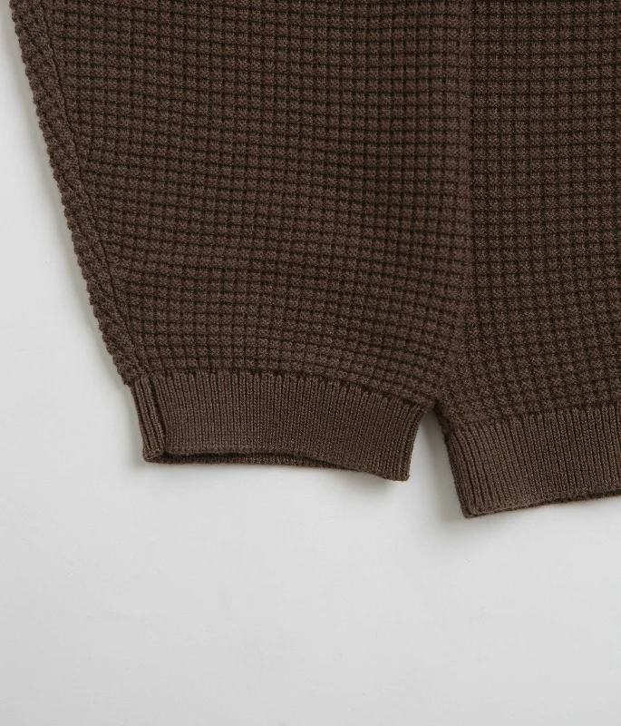 Parlez Arthur Knit Cardigan - Mocha Brown