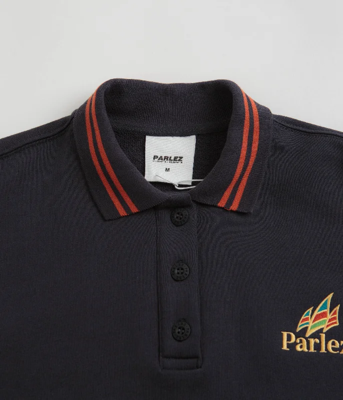 Parlez Savanah Button Down Sweatshirt - Navy