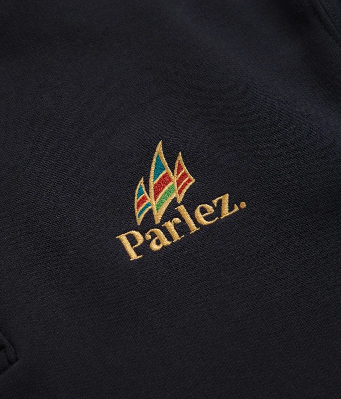 Parlez Savanah Button Down Sweatshirt - Navy