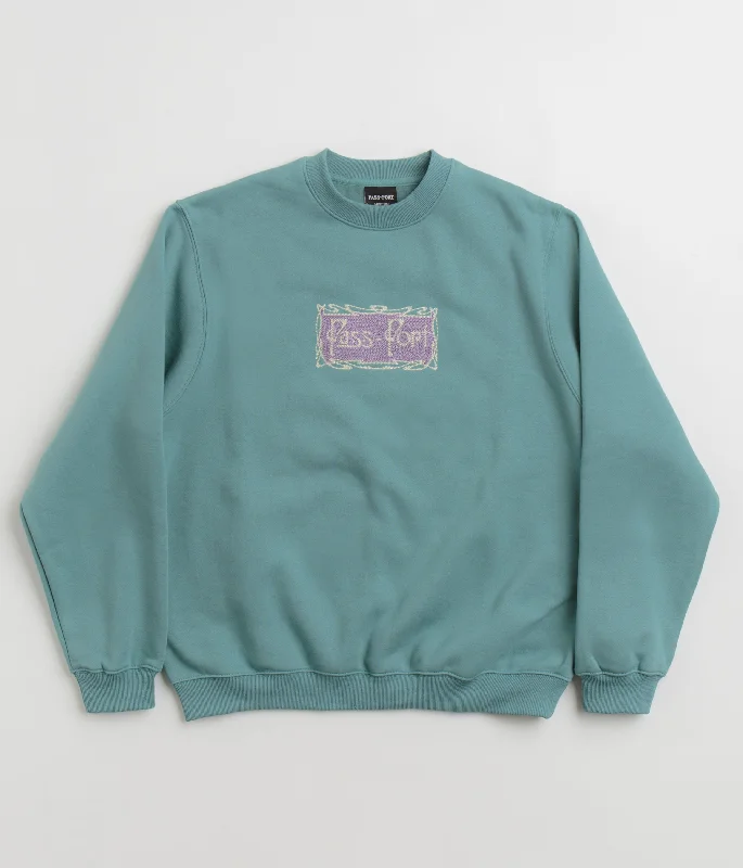 Pass Port Plume Crewneck Sweatshirt - Washed Out Teal