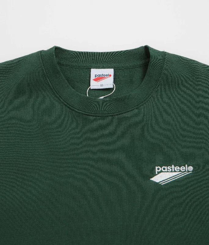 Pasteelo Embroidered O.G. Crewneck Sweatshirt - Dark Forest