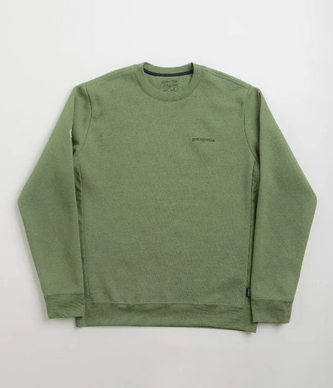 Patagonia Fitz Roy Icon Uprisal Crewneck Sweatshirt - Terrain Green