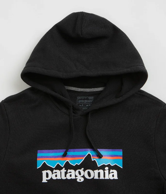 Patagonia P-6 Logo Uprisal Hoodie - Black