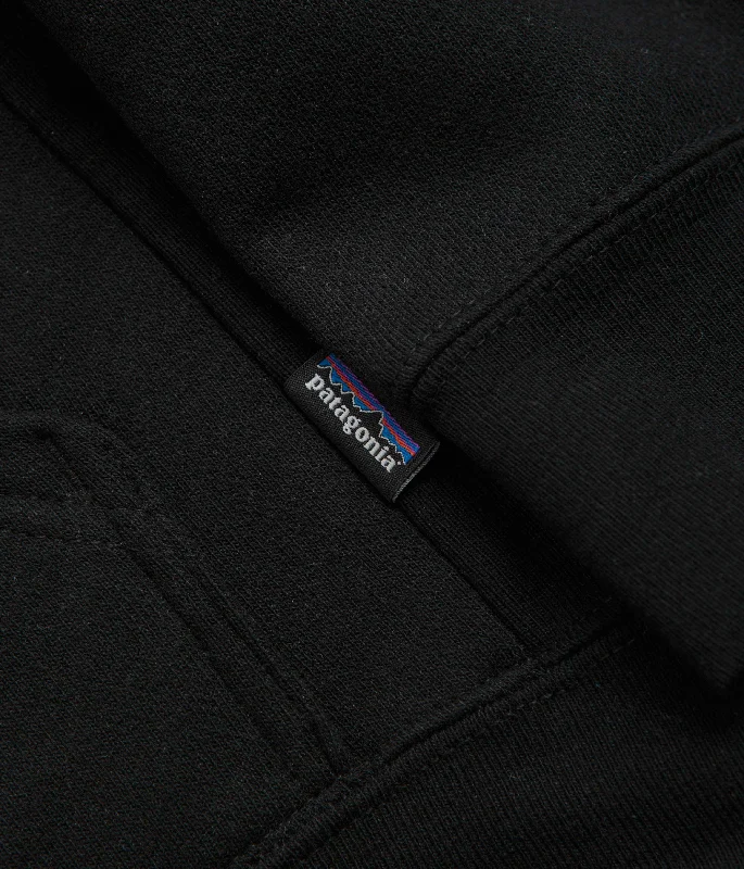 Patagonia P-6 Logo Uprisal Hoodie - Black