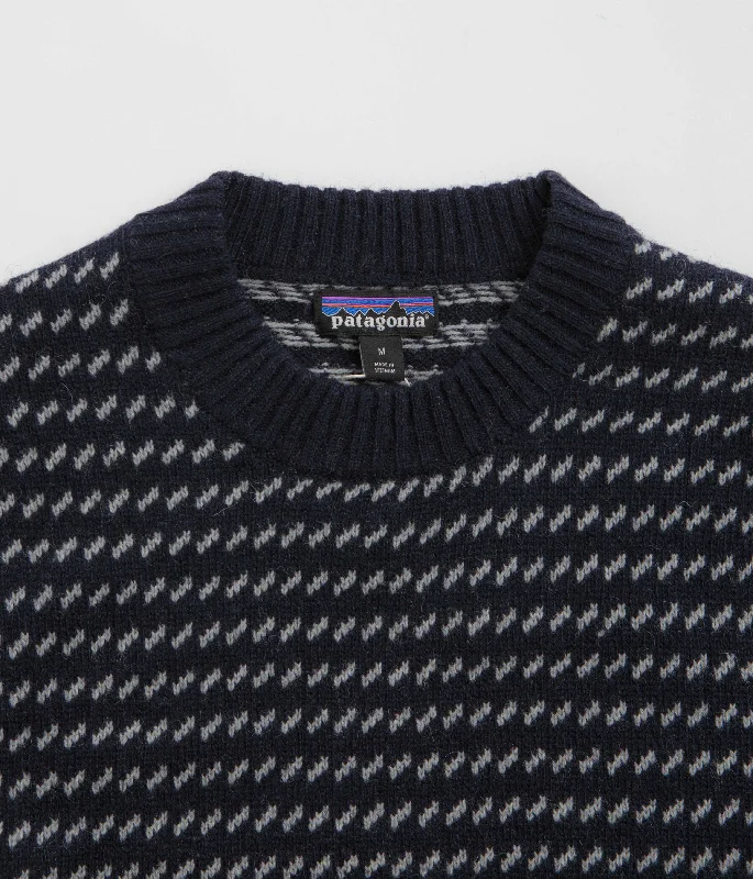 Patagonia Recycled Wool Sweatshirt - Classic Navy