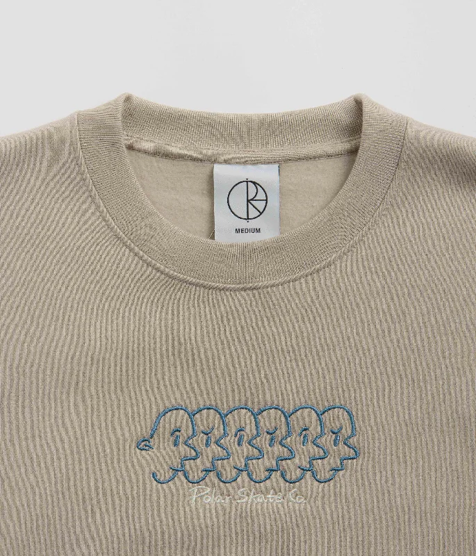 Polar Faces Dave Crewneck Sweatshirt - Taupe