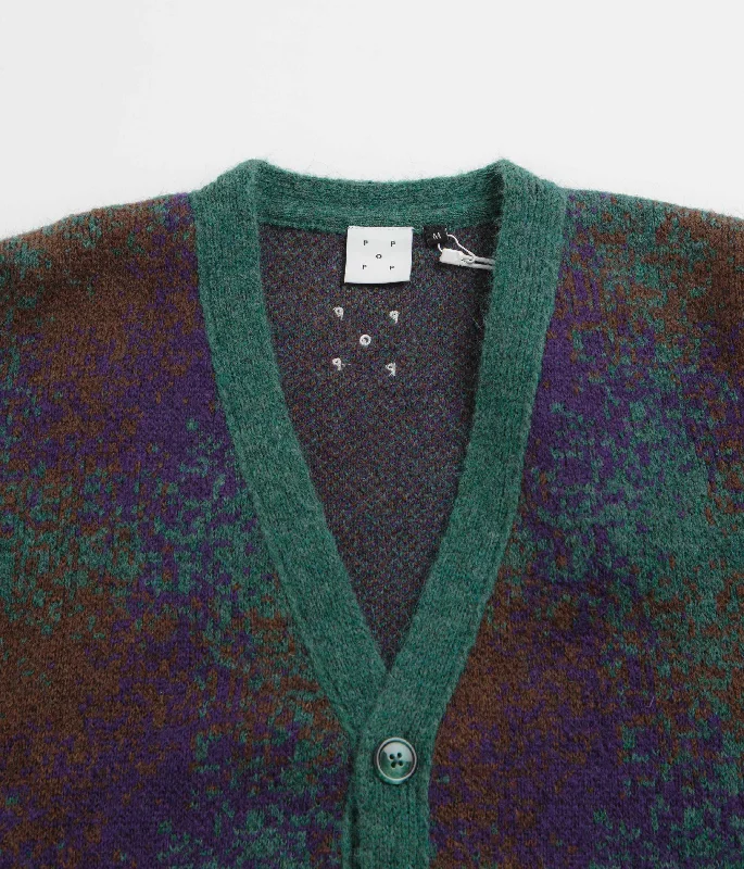 Pop Trading Company Knitted Cardigan - Multicolour / Multicolour