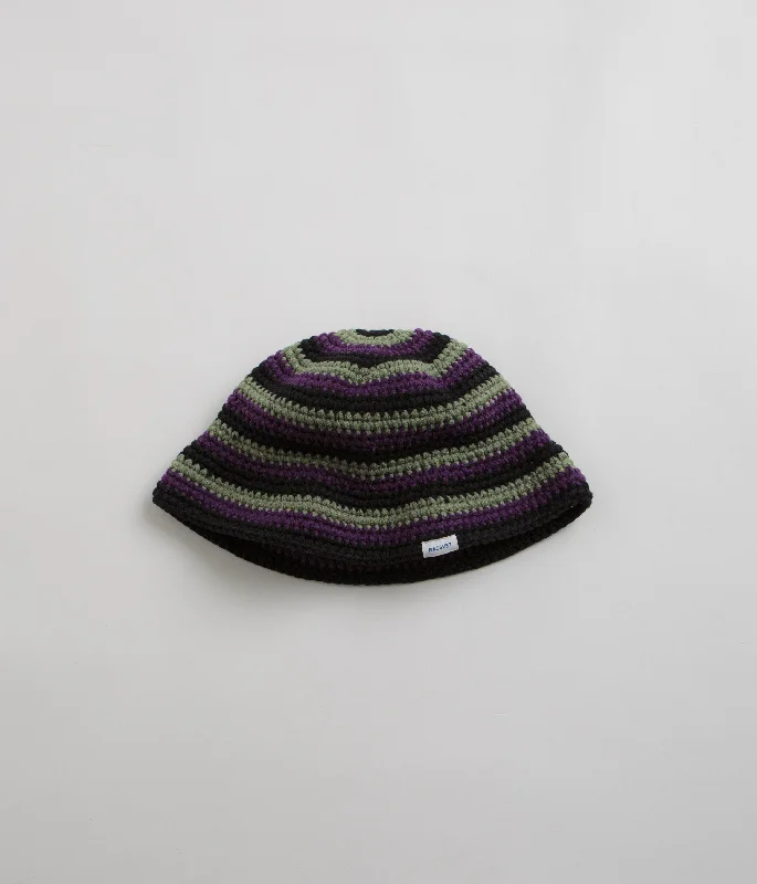 Rassvet Striped Knitted Bucket Hat - Stripes