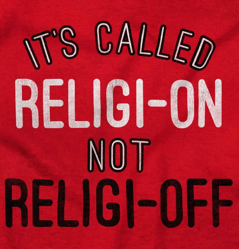 Religi-on Not Religi-off Sleeveless T Shirt