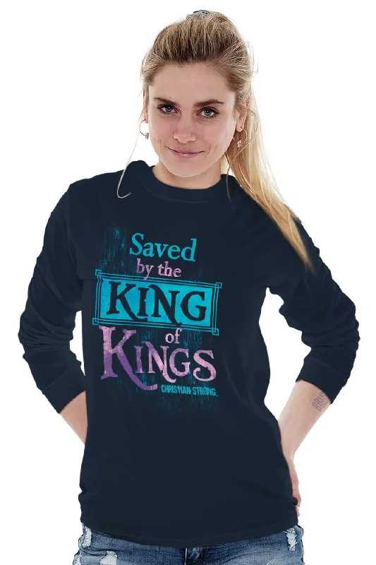 Saved by King of Kings Long Sleeve T-Shirt