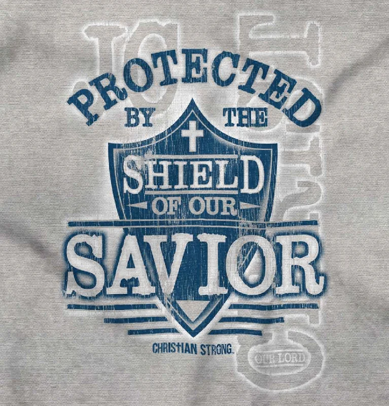 Shield of our Savior Junior Fit V-Neck T-Shirt