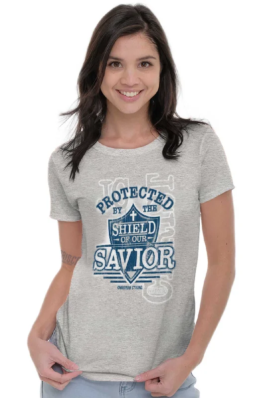 Shield of our Savior Ladies T Shirt