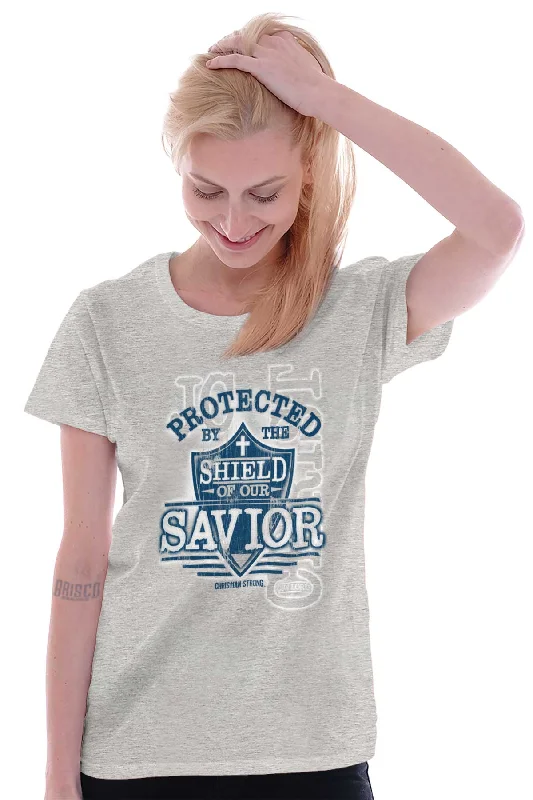 Shield of our Savior Ladies T Shirt