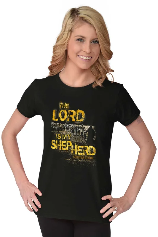 Lord Is My Shepherd Ladies T Shirt