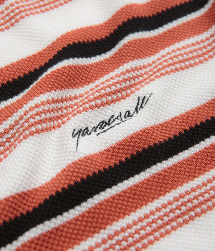 Yardsale Mirage Knit Sweatshirt - Orange / White