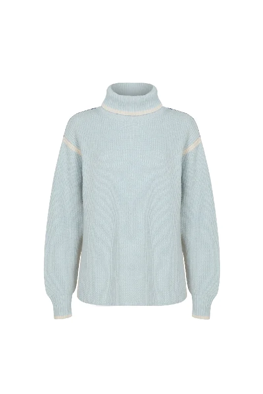 Illana Roll Neck Jumper Blue