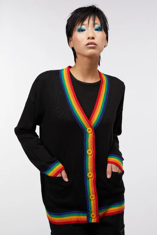 Rainbow Ringer Cardi