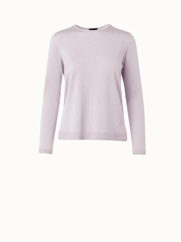 Seamless Pullover from Cashmere Silk