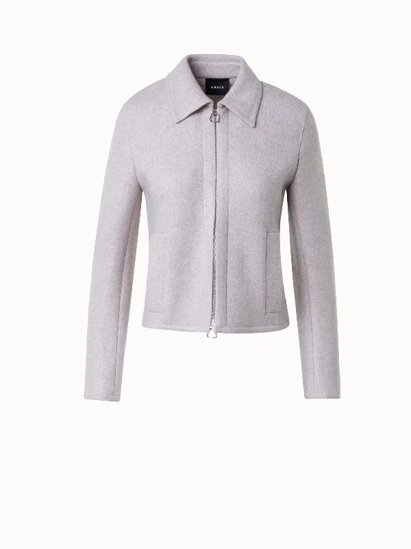 Short Jacket in 100% Cashmere