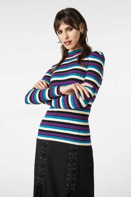 Tabby Stripe Skivvy Knit