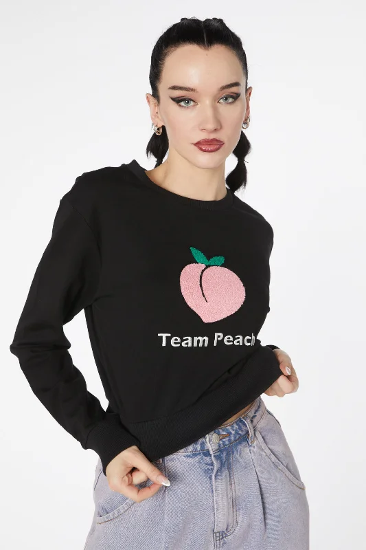 Team Peach Cotton Sweater