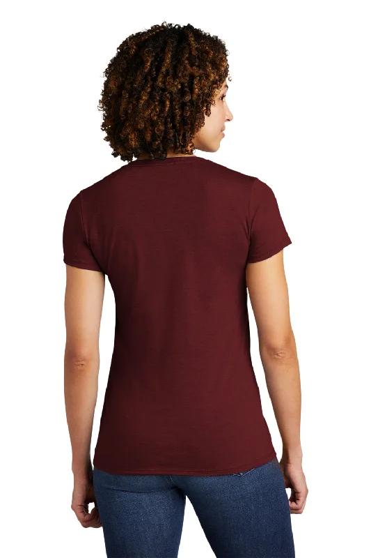 Allmade Womens Short Sleeve Crewneck T-Shirt - Vino Red