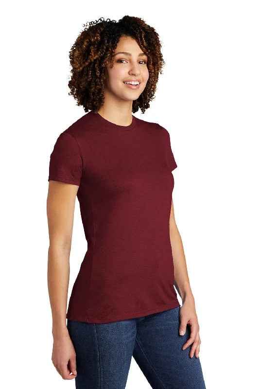 Allmade Womens Short Sleeve Crewneck T-Shirt - Vino Red