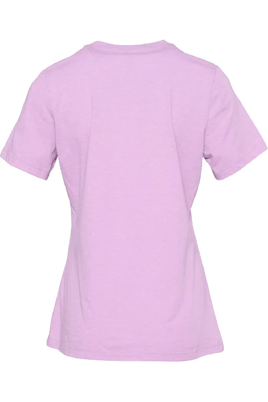 Bella + Canvas Womens CVC Short Sleeve Crewneck T-Shirt - Heather Prism Lilac