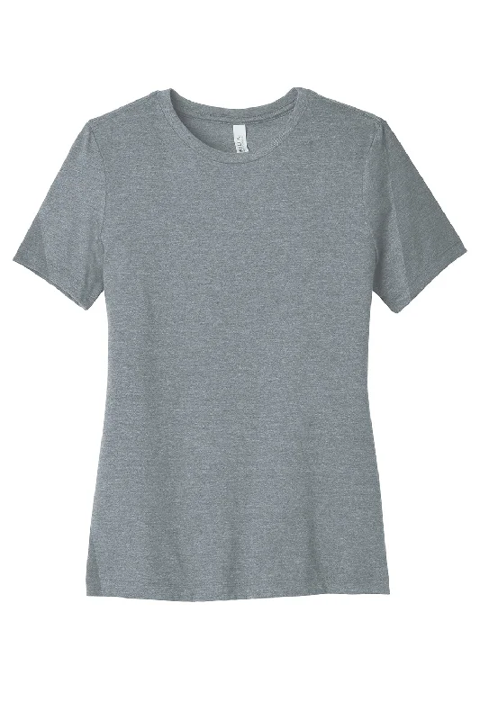 Bella + Canvas Womens Relaxed Jersey Short Sleeve Crewneck T-Shirt - Athletic Grey