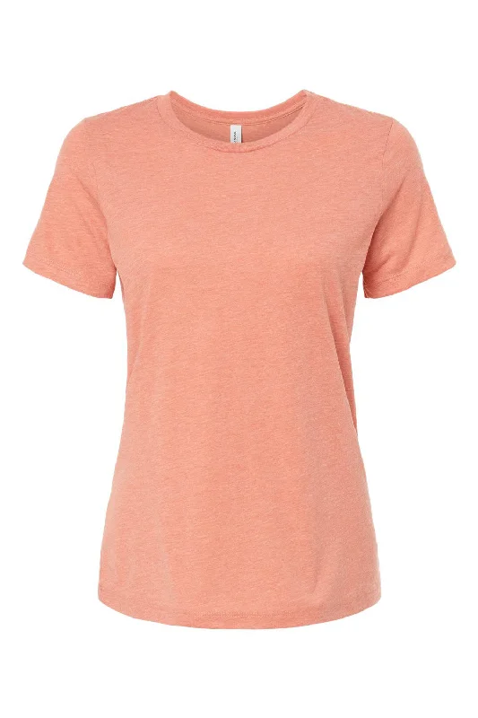 Bella + Canvas Womens Short Sleeve Crewneck T-Shirt - Sunset Orange