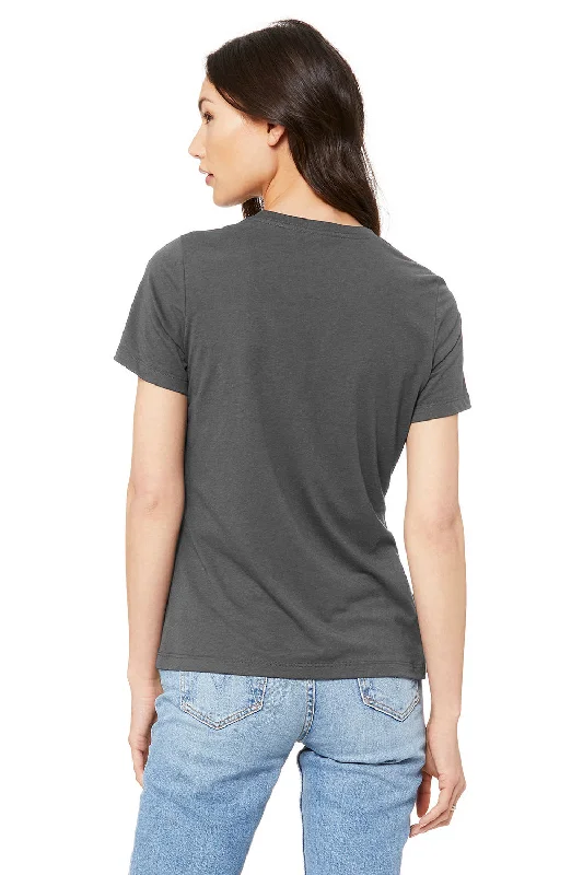 Bella + Canvas Womens Relaxed Jersey Short Sleeve Crewneck T-Shirt - Asphalt Grey