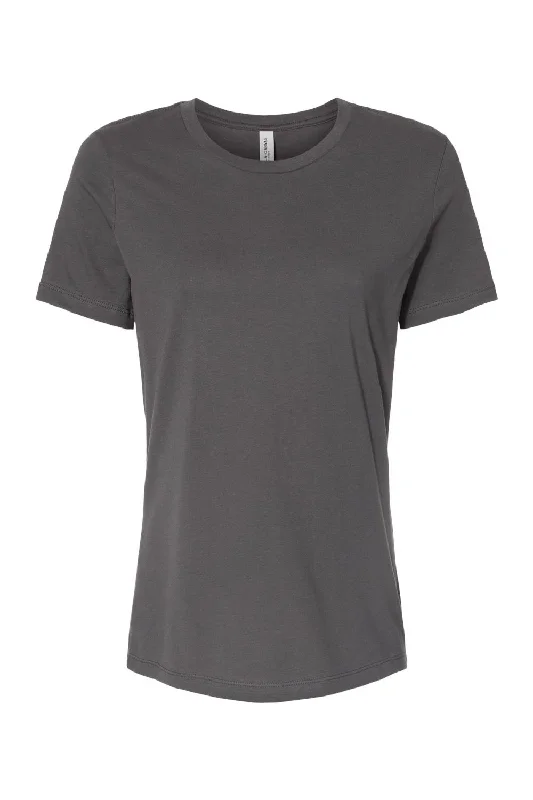 Bella + Canvas Womens Relaxed Jersey Short Sleeve Crewneck T-Shirt - Asphalt Grey