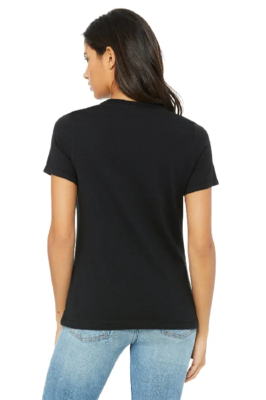 Bella + Canvas Womens Relaxed Jersey Short Sleeve Crewneck T-Shirt - Vintage Black