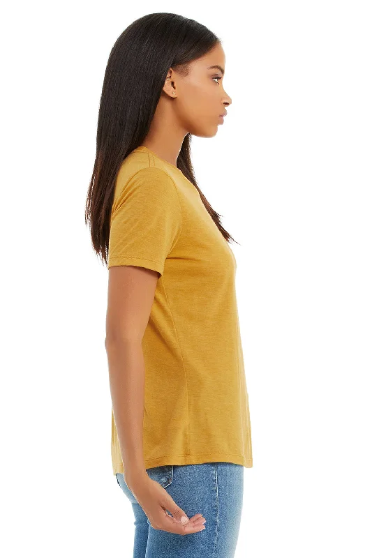 Bella + Canvas Womens Short Sleeve Crewneck T-Shirt - Mustard Yellow