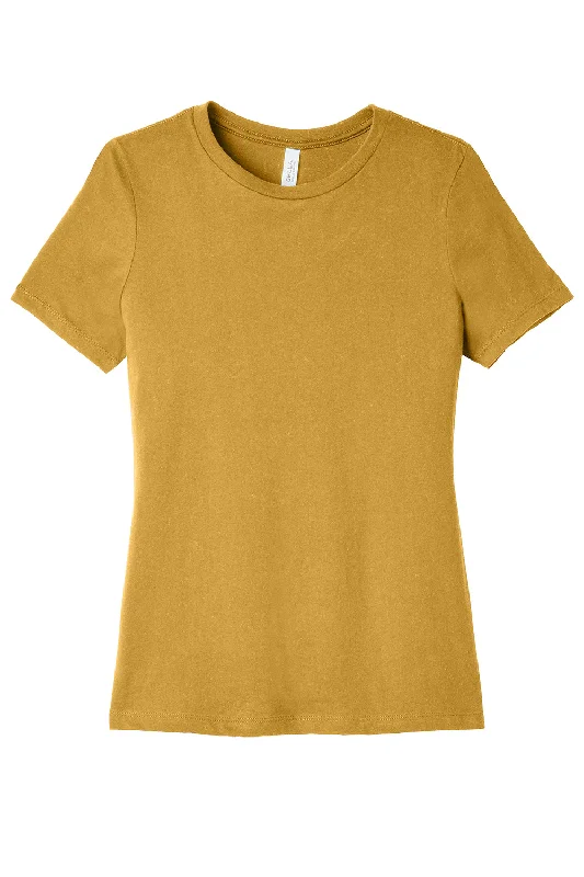 Bella + Canvas Womens Short Sleeve Crewneck T-Shirt - Mustard Yellow