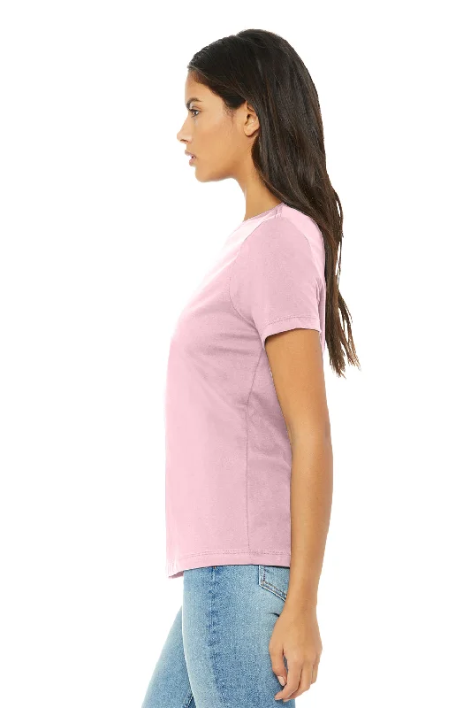 Bella + Canvas Womens Short Sleeve Crewneck T-Shirt - Pink