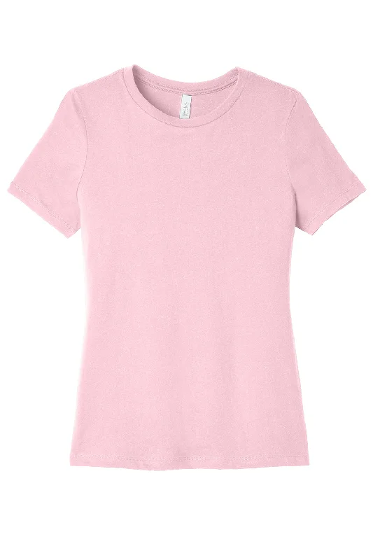 Bella + Canvas Womens Short Sleeve Crewneck T-Shirt - Pink