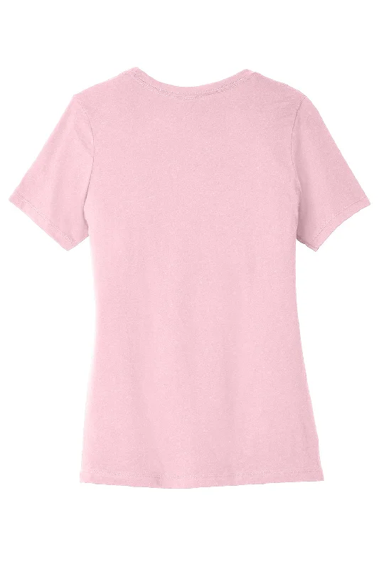 Bella + Canvas Womens Short Sleeve Crewneck T-Shirt - Pink